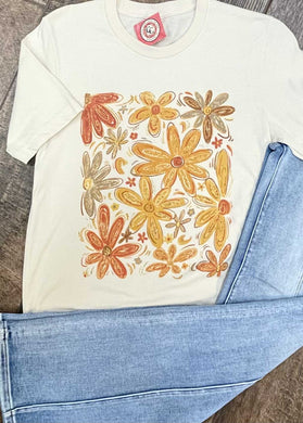FALL FLOWERS TSHIRT