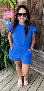 COBALT ROMPER