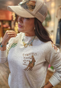 COWGIRL WILD SWEATSHIRT