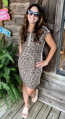 LORAINA LEOPARD DRESS