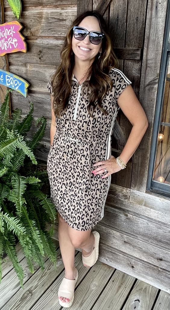 LORAINA LEOPARD DRESS