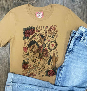 TATTO COWGIRL TSHIRT