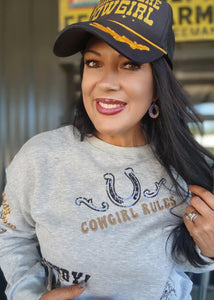 COWGIRL RULES SWEATSHIRT