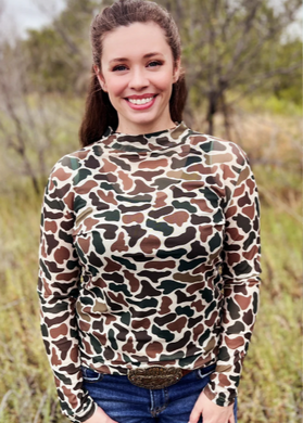 CAMO MESH TOP