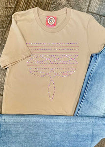 BOOT STITCH BLING TSHIRT