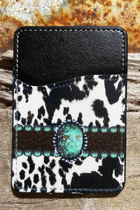 PHONE WALLET...TURQUOISE STONE